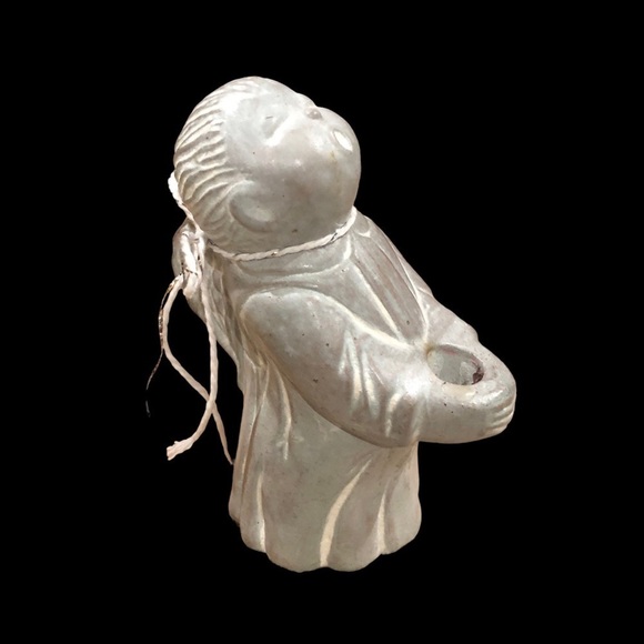 Isabel Bloom/ vintage/ Cherub Girl/signed not dated /sculpture/concrete figurine - Picture 3 of 7